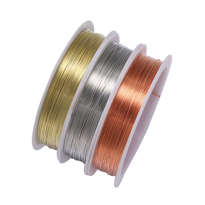 Jewelry Making Wire - 0.2/0.3/0.4/0.5/0.6/0.8/1mm Sturdy Copper Wire Beading Wire