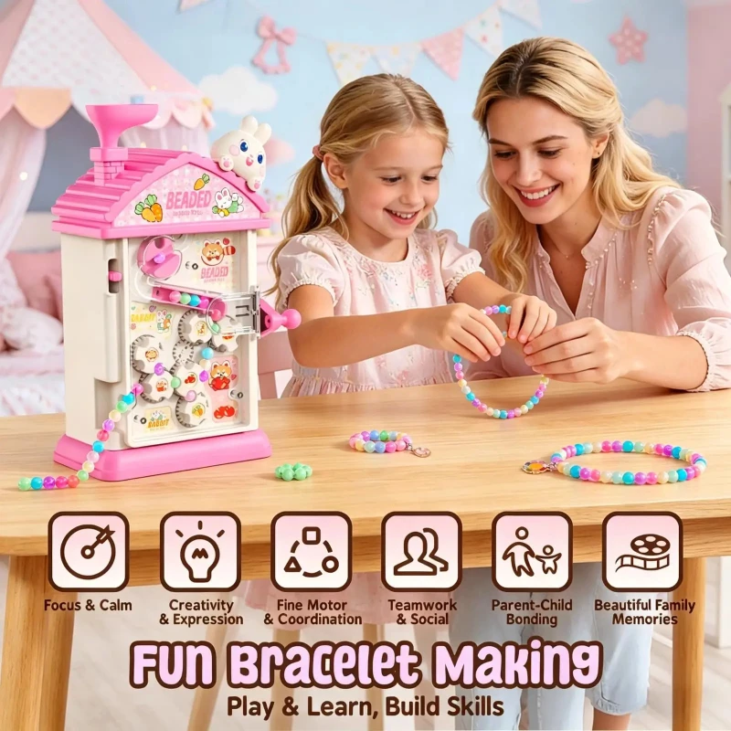Jewelry Making Kits For Kids - Kids Automatic Beading Machine Toy DIY