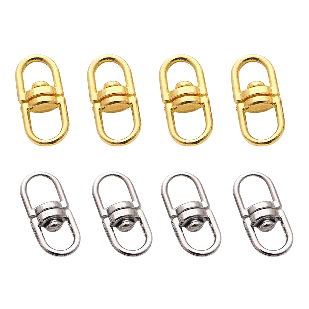 Jewelry Making Hoops - 5Pcs Stainless Steel Rotatable Clasps Hooks