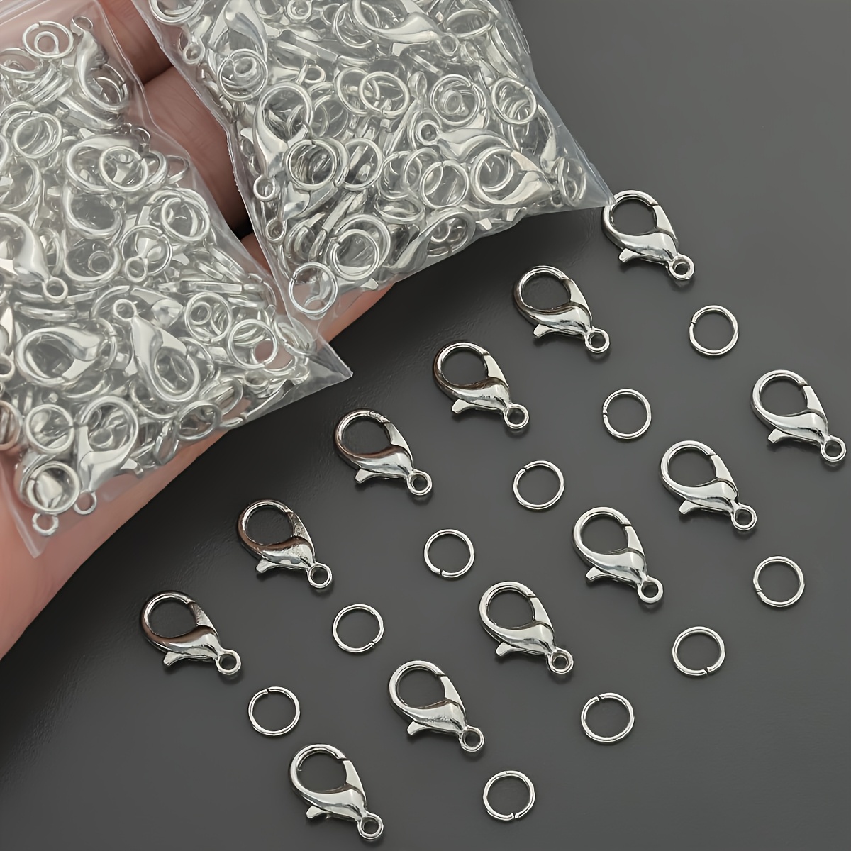1/2/300pcs Lobster Clasps Open - Jewelry Making Hoops review and price