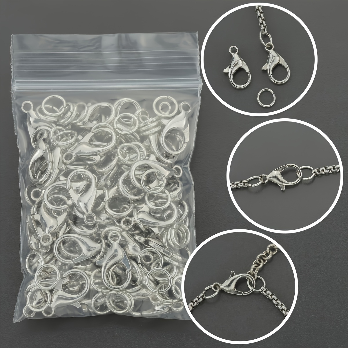 1/2/300pcs Lobster Clasps Open - Jewelry Making Hoops review and price