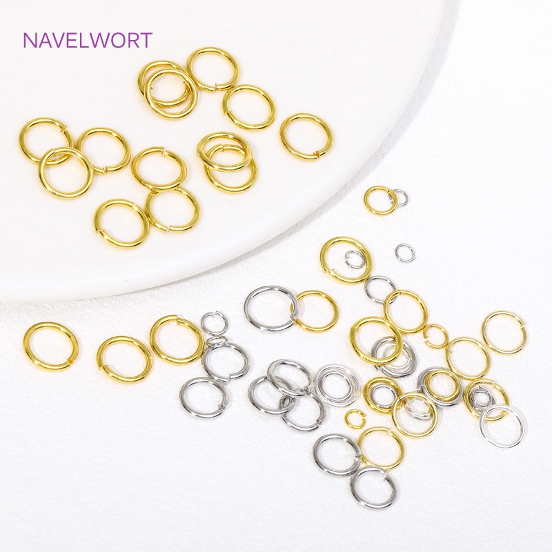 14K/18K Gold Plated Split Ring - Jewelry Making Hoops review and price