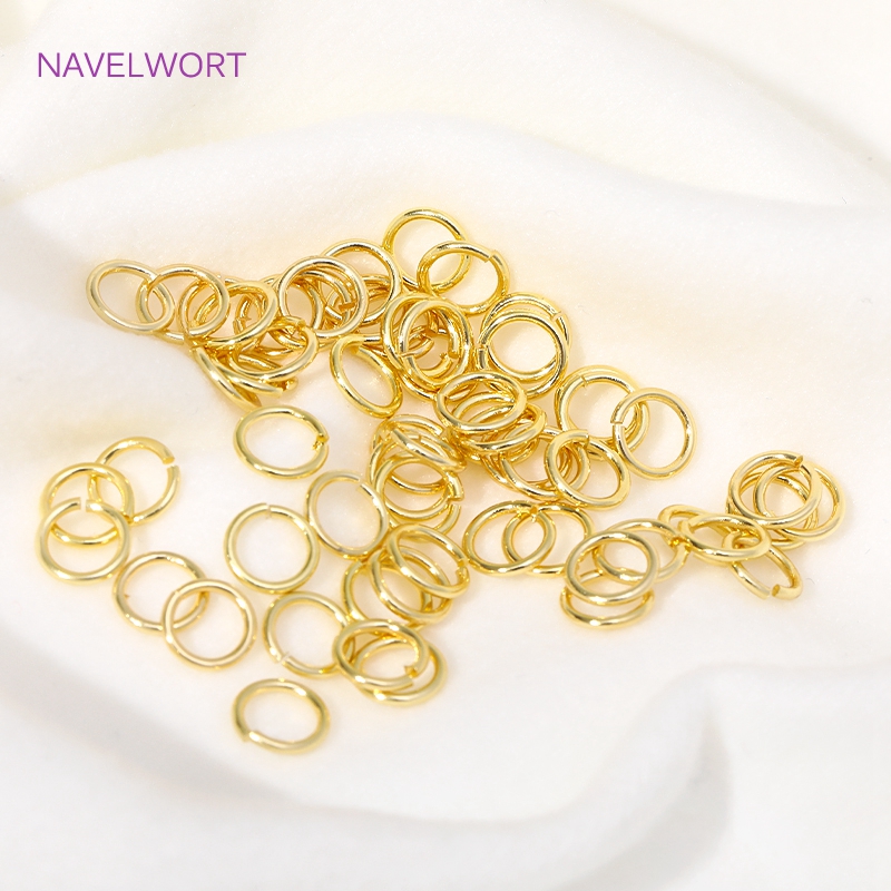 14K/18K Gold Plated Split Ring - Jewelry Making Hoops review and price