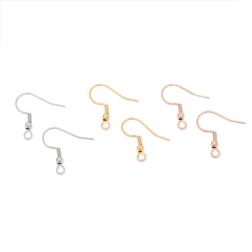 50Pcs Stainless Steel Ear Wire - Jewelry Making Gold Wire review and price