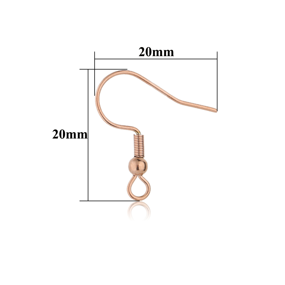 50Pcs Stainless Steel Ear Wire - Jewelry Making Gold Wire review and price