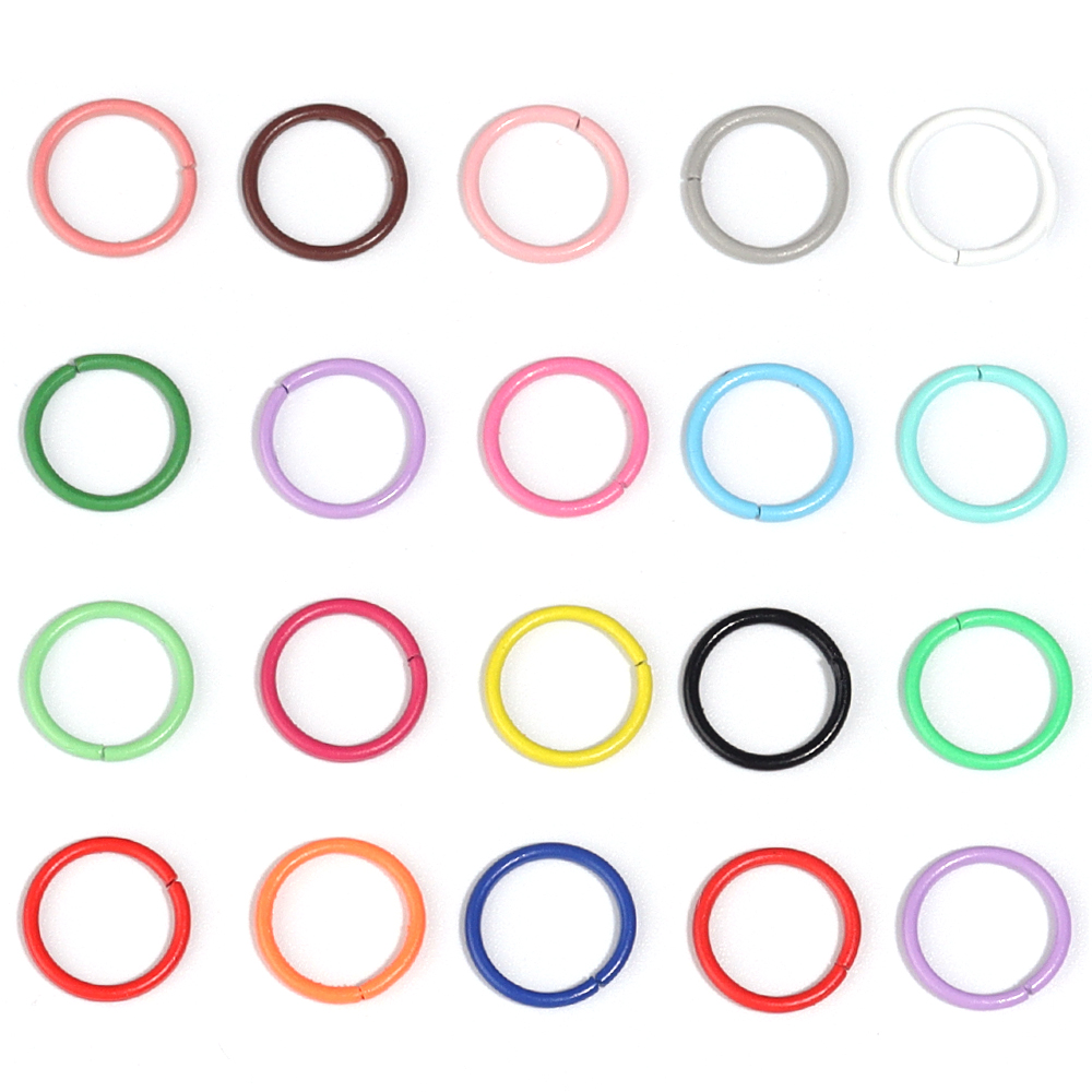 50pcs 8/10mm Iron Split Ring O - Jewelry Making Hoops review and price