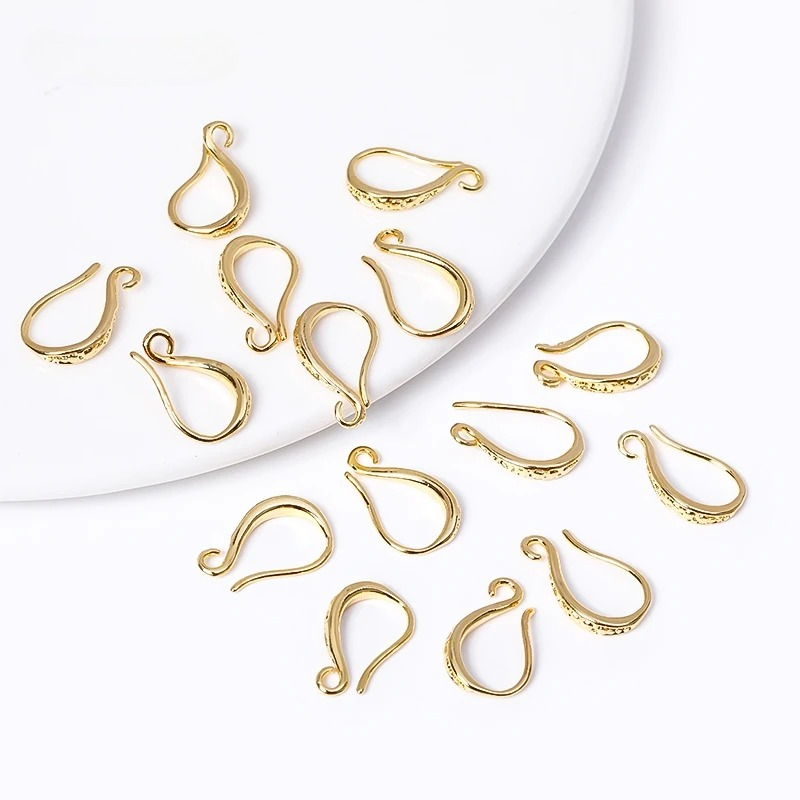 Earring Hooks with Open Loop 1 - Jewelry Making Gold Wire review and price