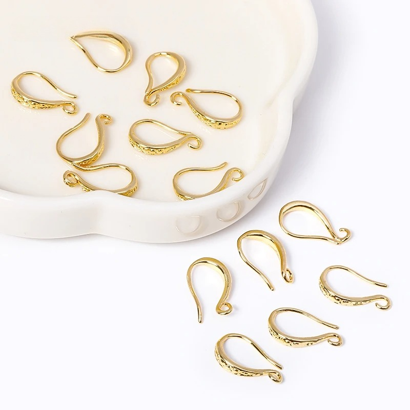 Earring Hooks with Open Loop 1 - Jewelry Making Gold Wire review and price