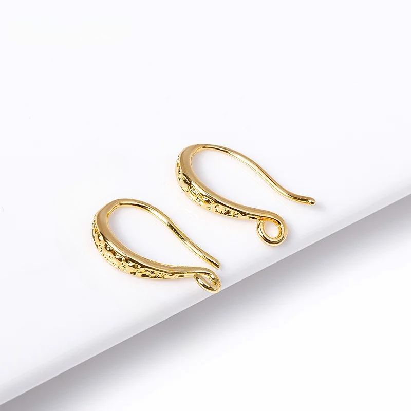 Earring Hooks with Open Loop 1 - Jewelry Making Gold Wire review and price