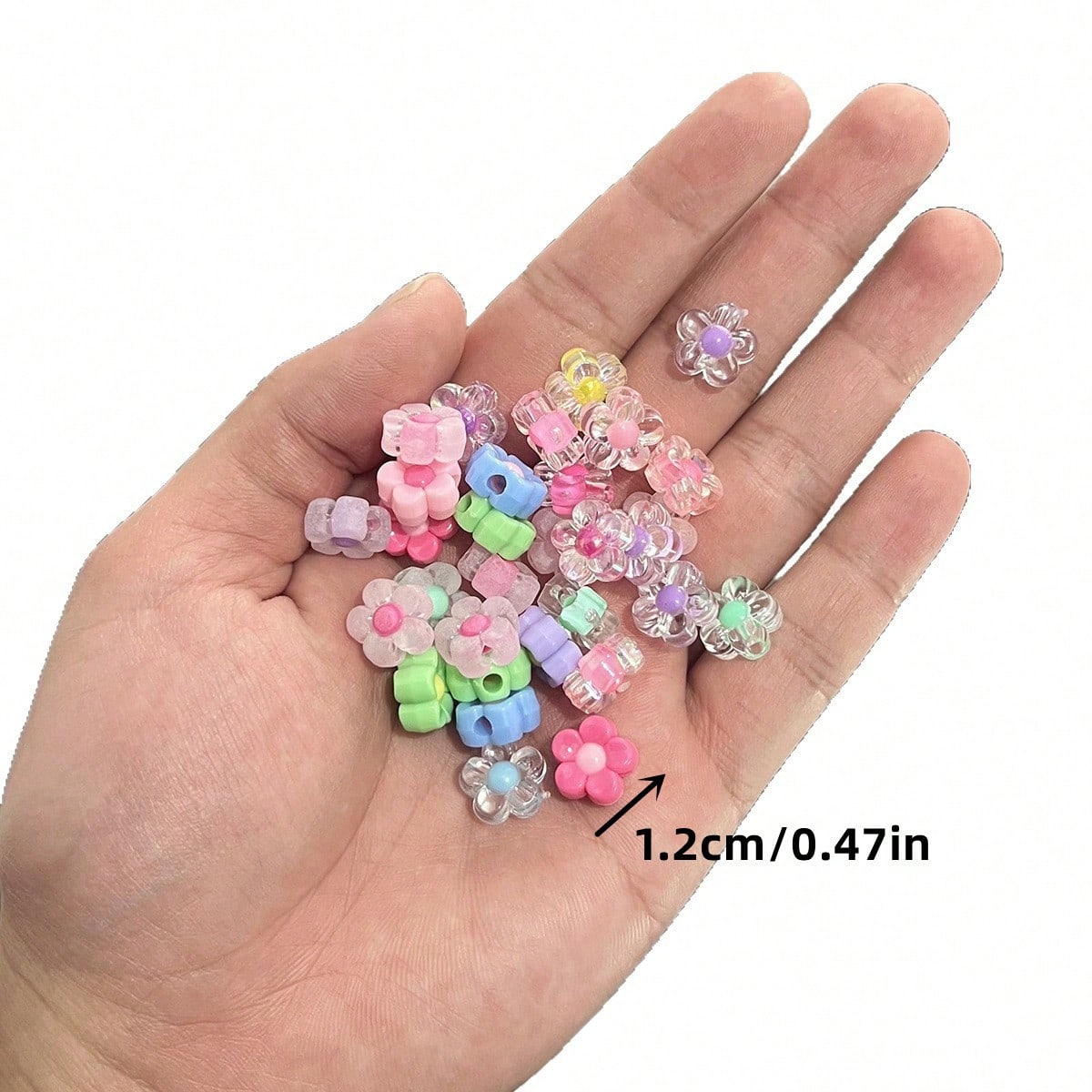 12mm 95pcs 5 colors Random col - Jewelry Making For Couples review and price