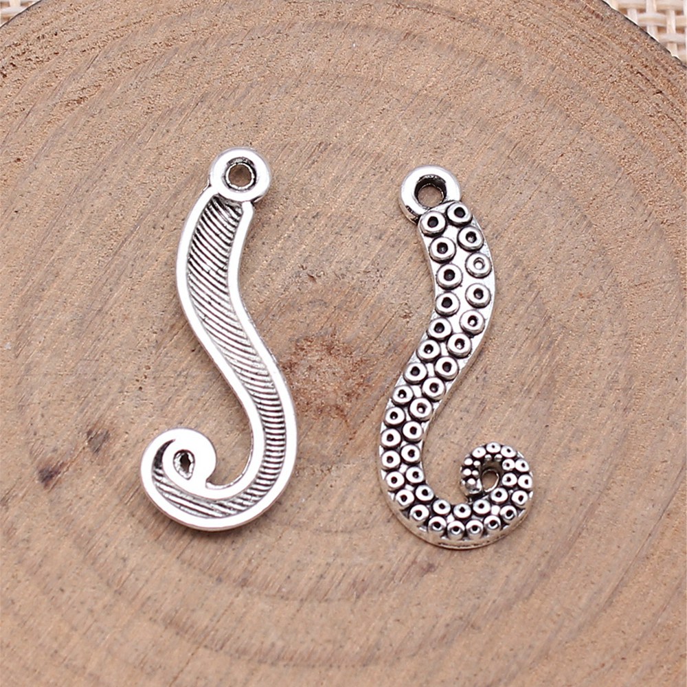 20pcs/lot Octopus Leg Charms F - Jewelry Making For Couples review and price