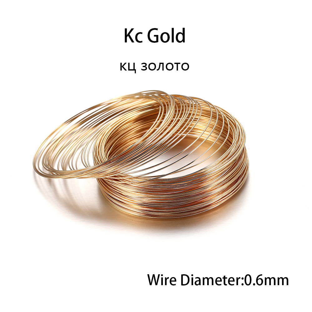 100 Loops/lot 0.6mm Silver Gol - Jewelry Making Wire review and price