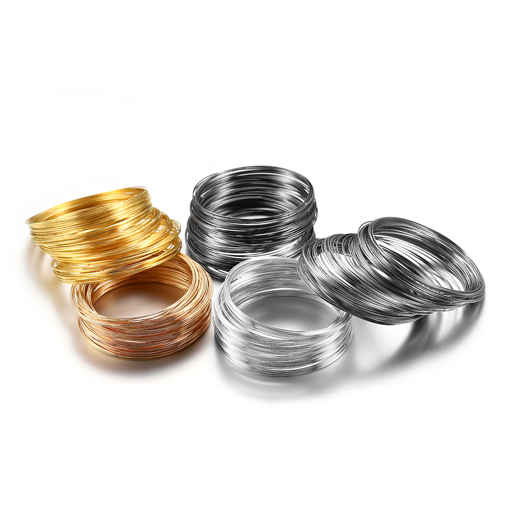 100 Loops/lot 0.6mm Silver Gol - Jewelry Making Wire review and price