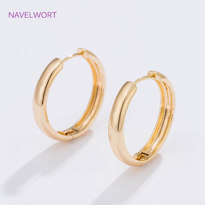 6 Sizes Gold Plated Circle Hoo - Jewelry Making Hoops review and price