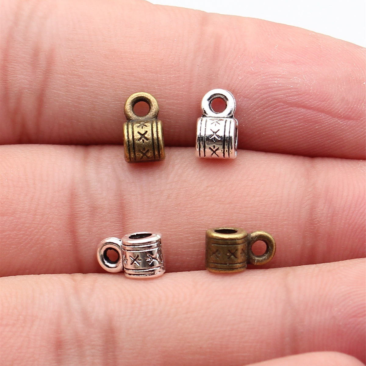 Double Hollow Heart Large Hole - Jewelry Making For Couples review and price