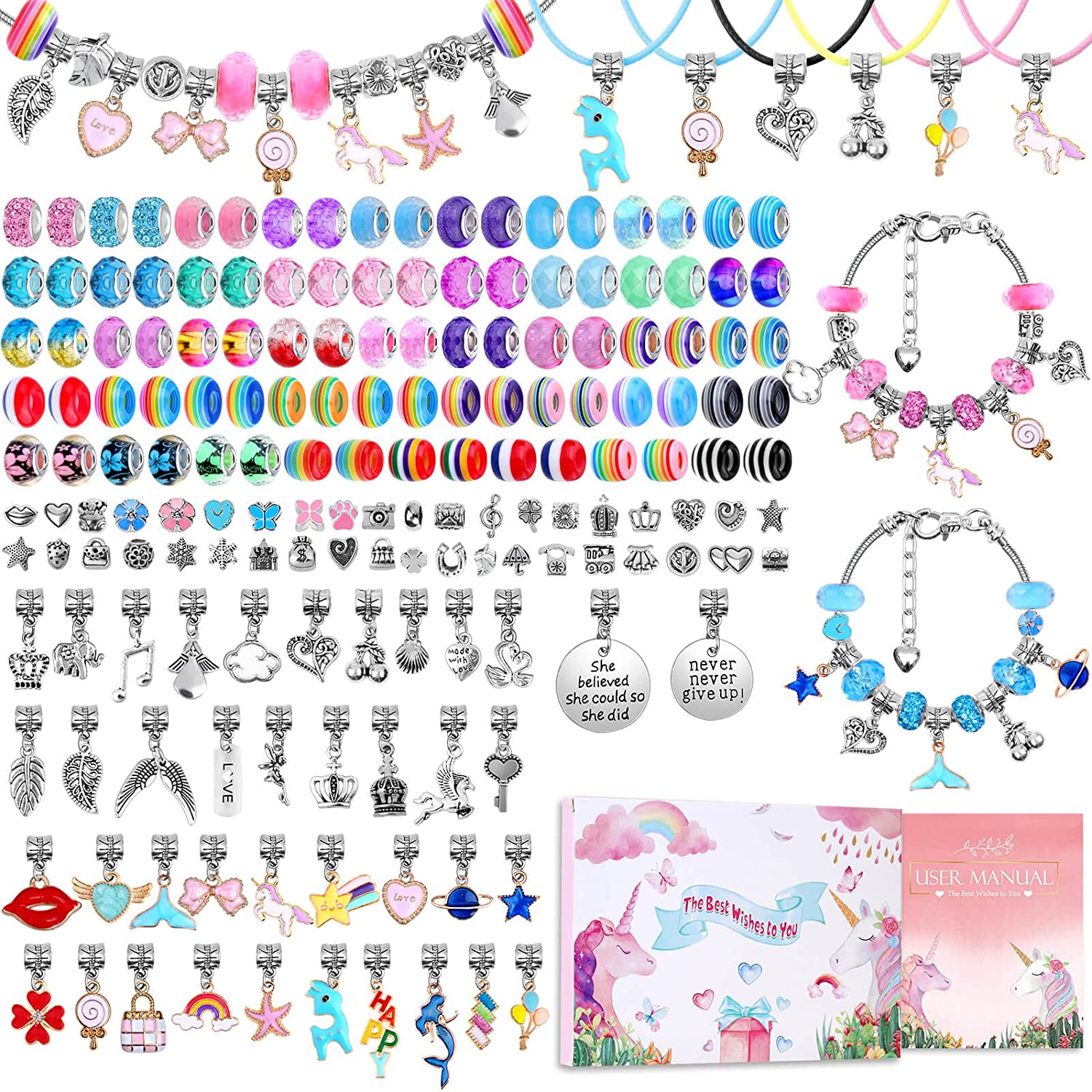 Charm Bracelet Making Kit DIY  - Jewelry Making Kits For Kids review and price