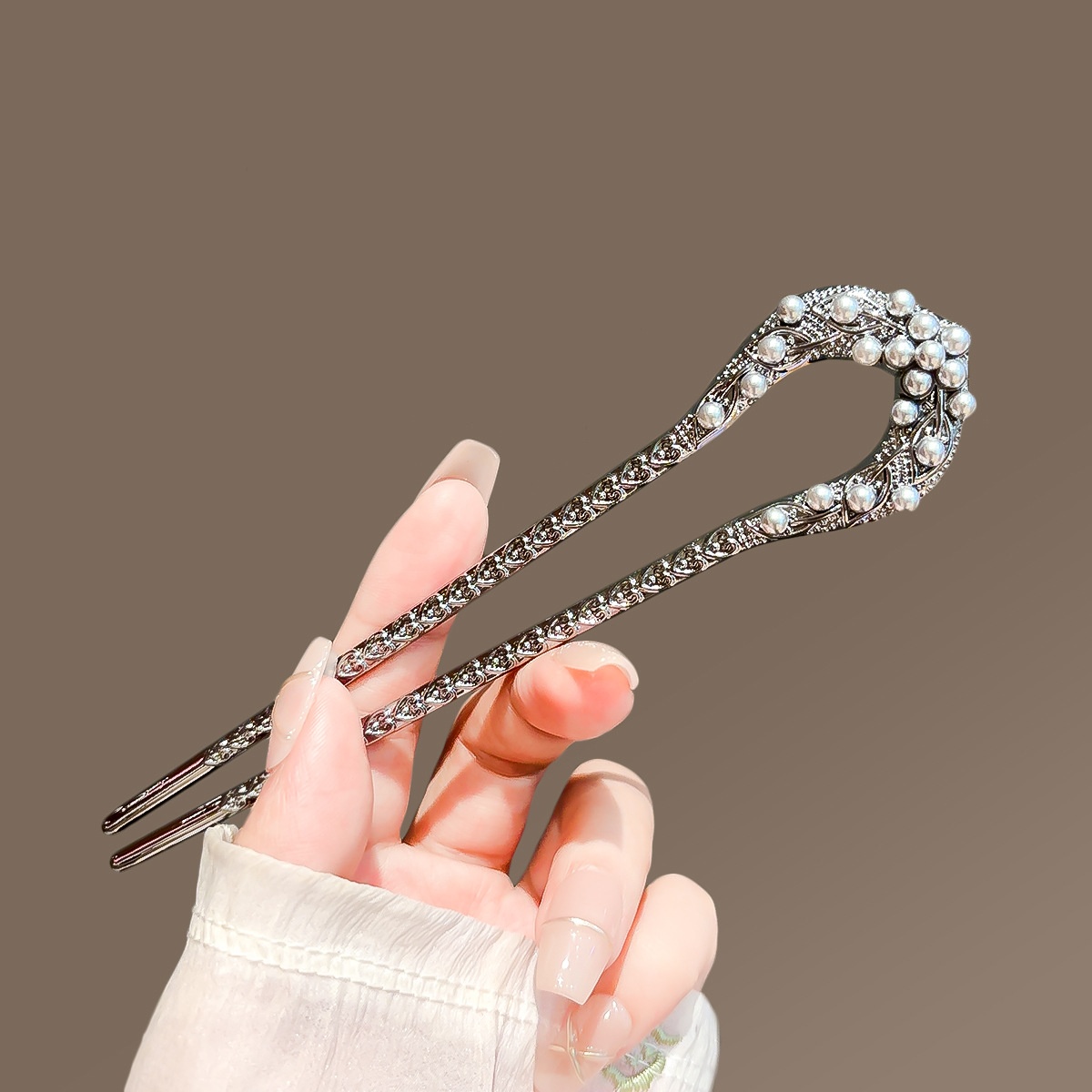 New Pearl U Shaped Hairpin For - Jewelry Making Adults review and price