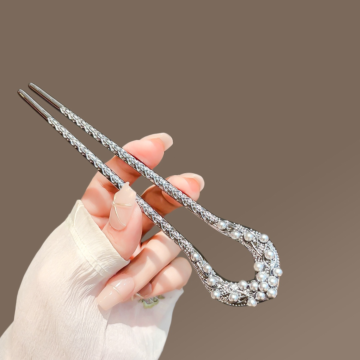 New Pearl U Shaped Hairpin For - Jewelry Making Adults review and price