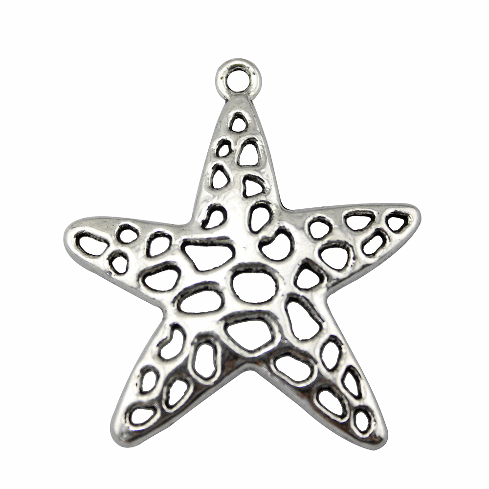 4pcs/lot Starfish Charms For J - Jewelry Making For Couples review and price
