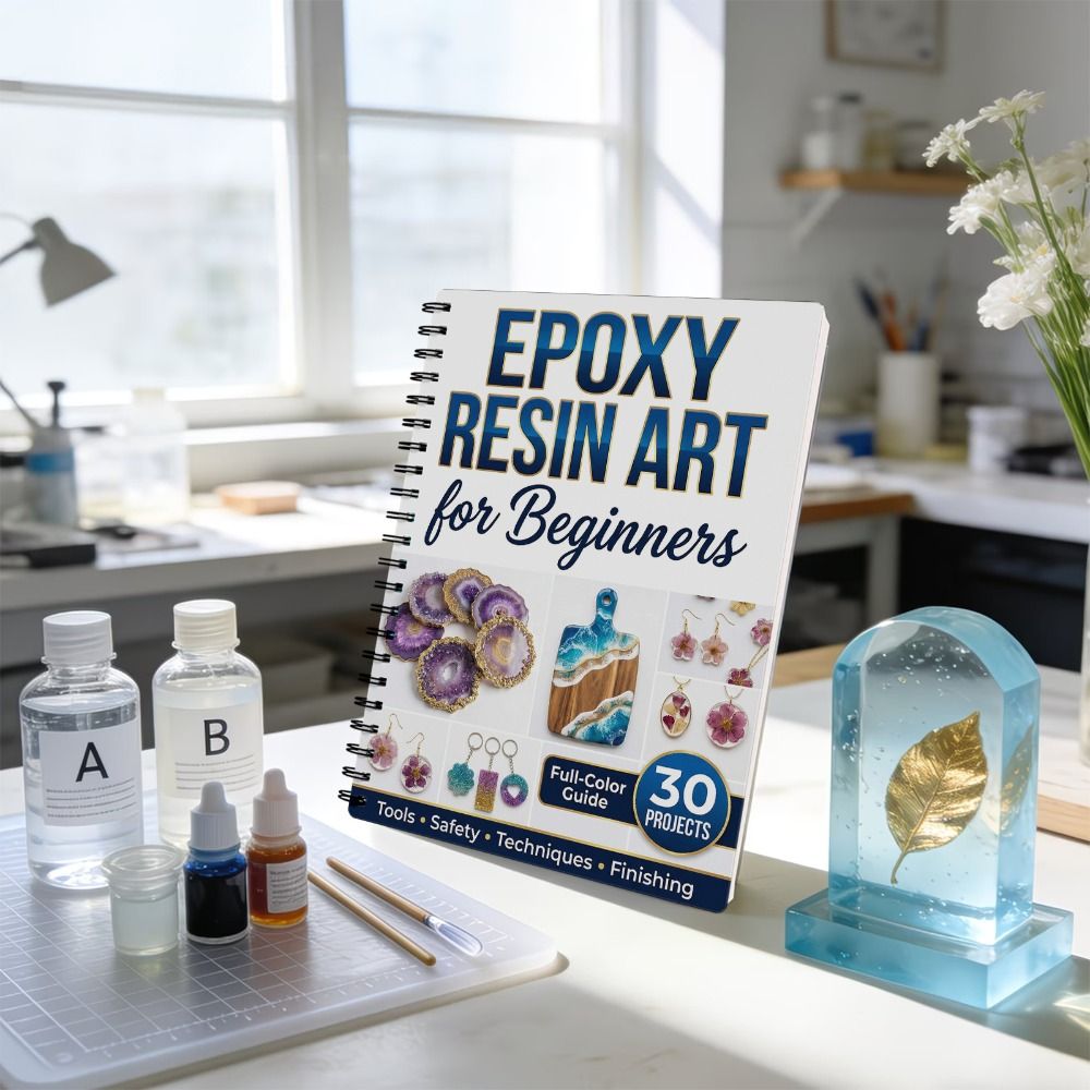 Step-by-Step Epoxy Resin Art H - Jewelry Making For Beginners Book review and price