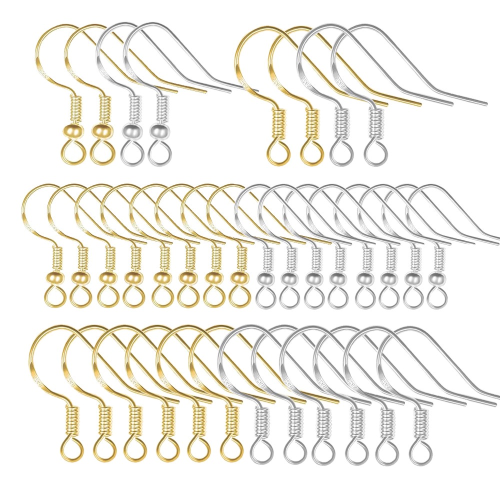 Gold Plated Earring Hooks 100P - Jewelry Making Gold Wire review and price