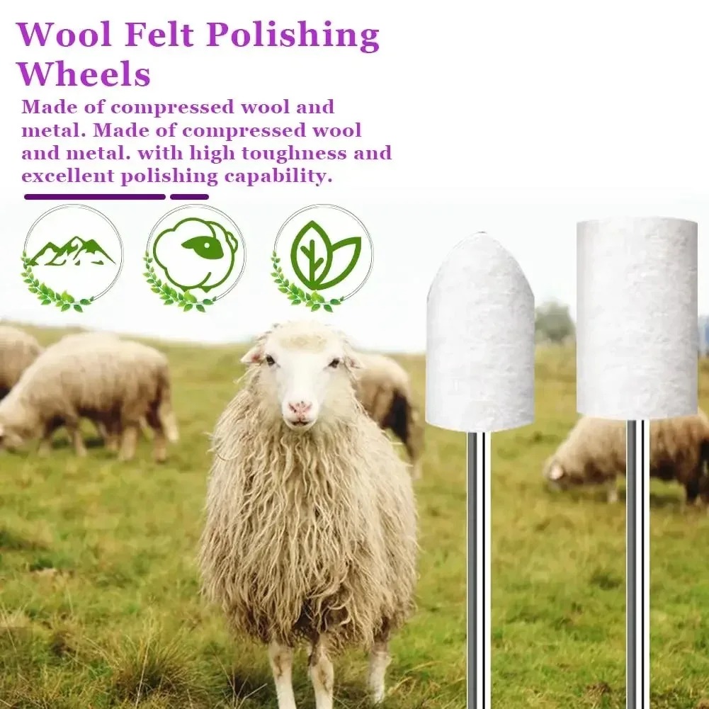 80PCS Wool Felt Buffing Wheel  - Jewelry Making Tools review and price