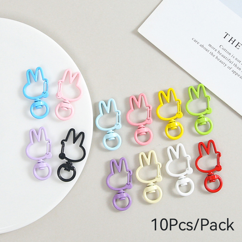 Unique 10Pcs/Pack Rabbit Buckl - Jewelry Making Hoops review and price