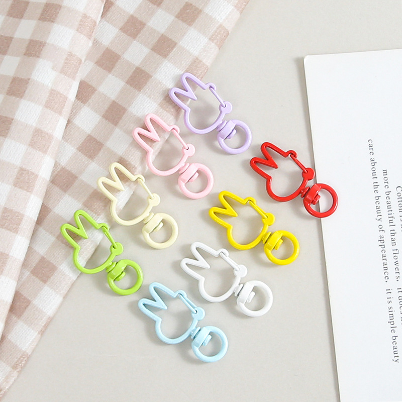 Unique 10Pcs/Pack Rabbit Buckl - Jewelry Making Hoops review and price