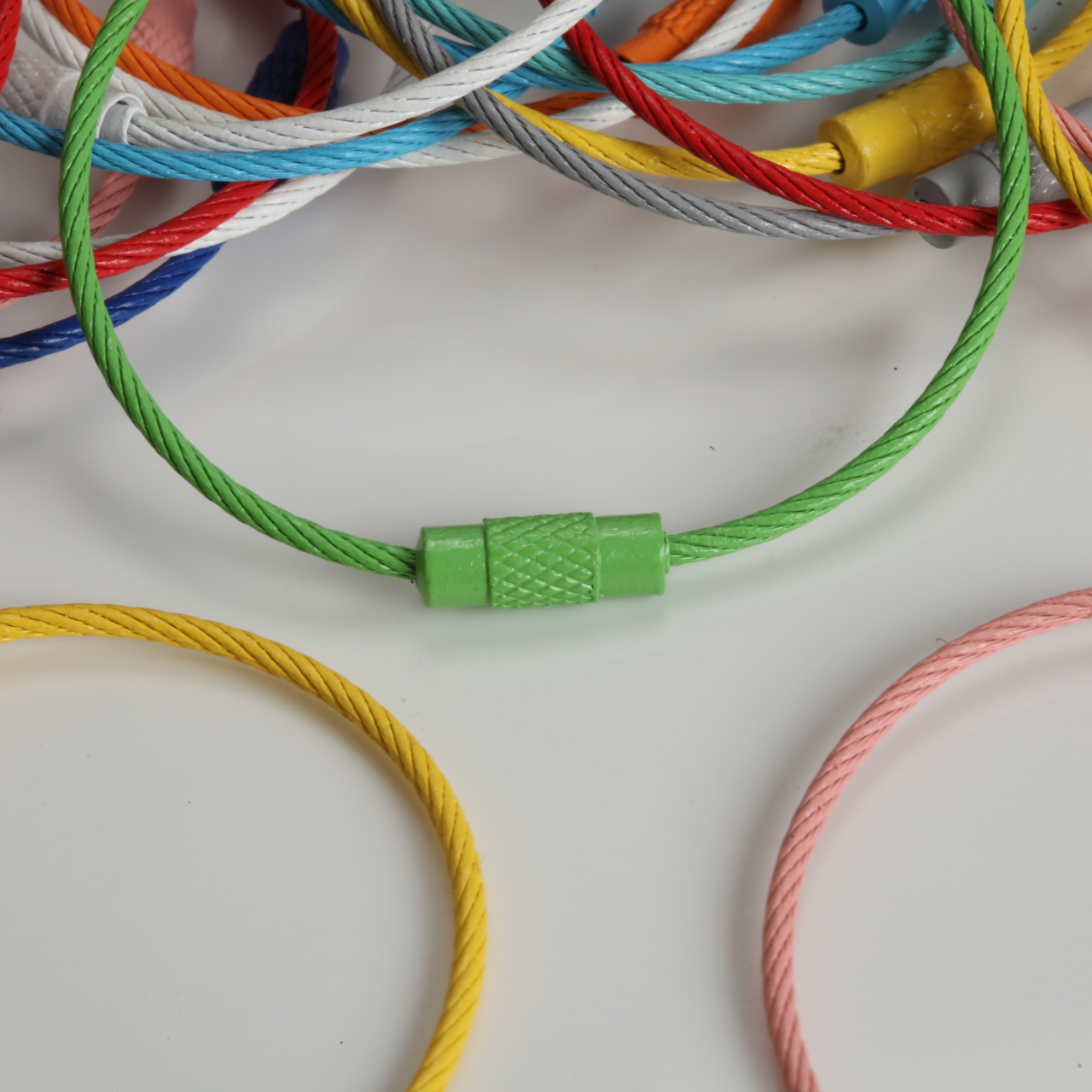 Multicolor Paint Coated Steel  - Jewelry Making Wire review and price