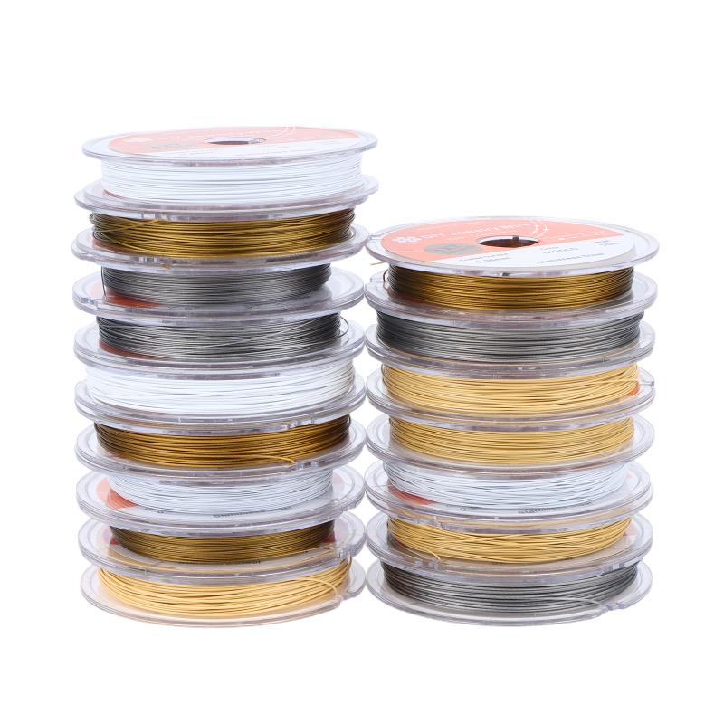 50Meter/Roll 0.3/0.38/0.5/0.6m - Jewelry Making Gold Wire review and price